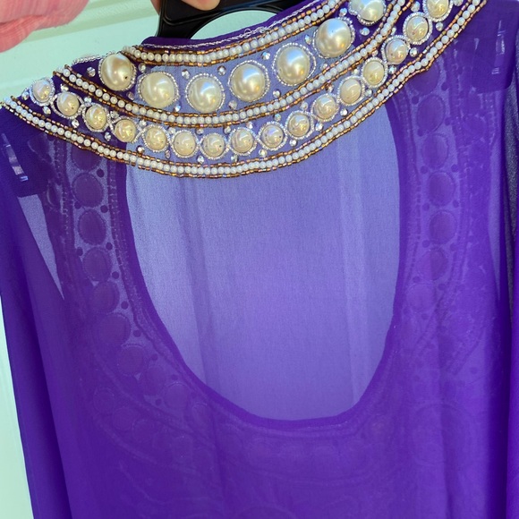 KoC Women wear Dubai Kaftan Farasha Caftan Maxi Dress Abaya Jalabiya one size - Picture 2 of 5